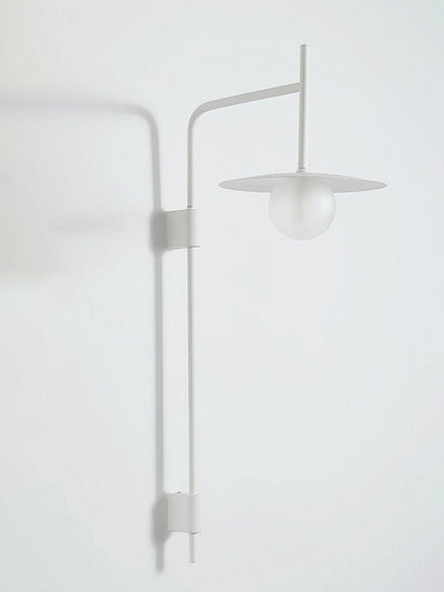 Paxon Swing Arm Plug-in Glass Wall Lamp