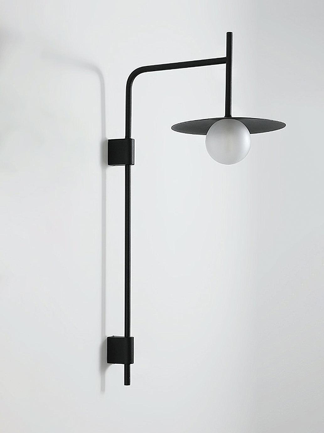 Paxon Swing Arm Plug-in Glass Wall Lamp