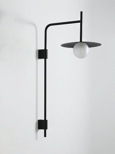 Paxon Swing Arm Plug-in Glass Wall Lamp