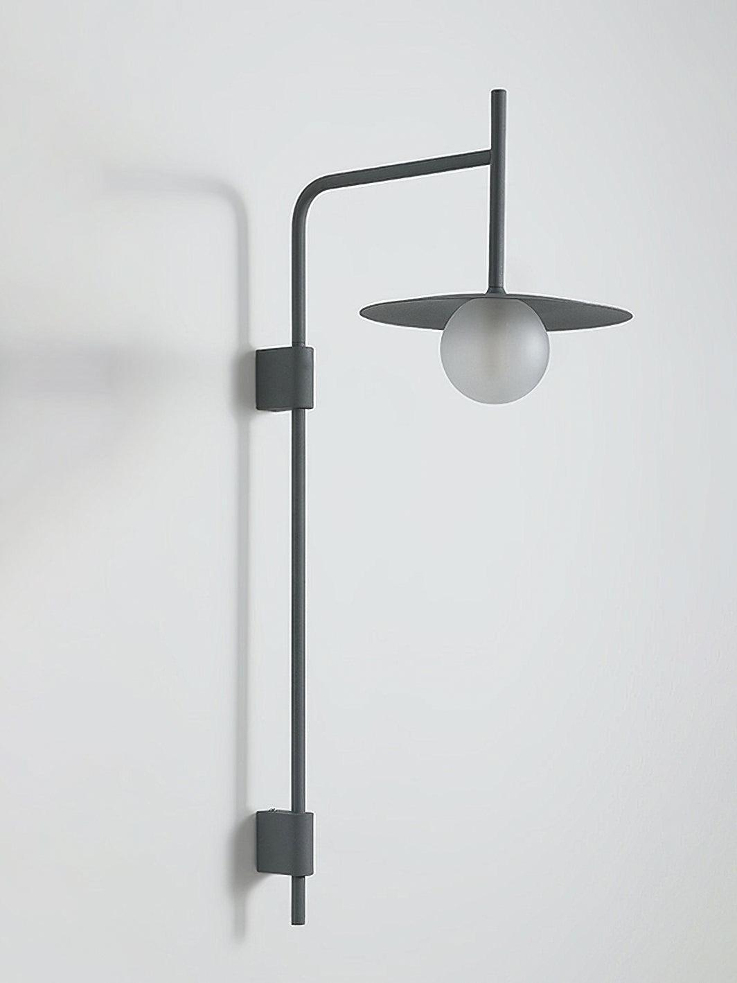Paxon Swing Arm Plug-in Glass Wall Lamp