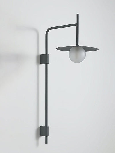 Paxon Swing Arm Plug-in Glass Wall Lamp