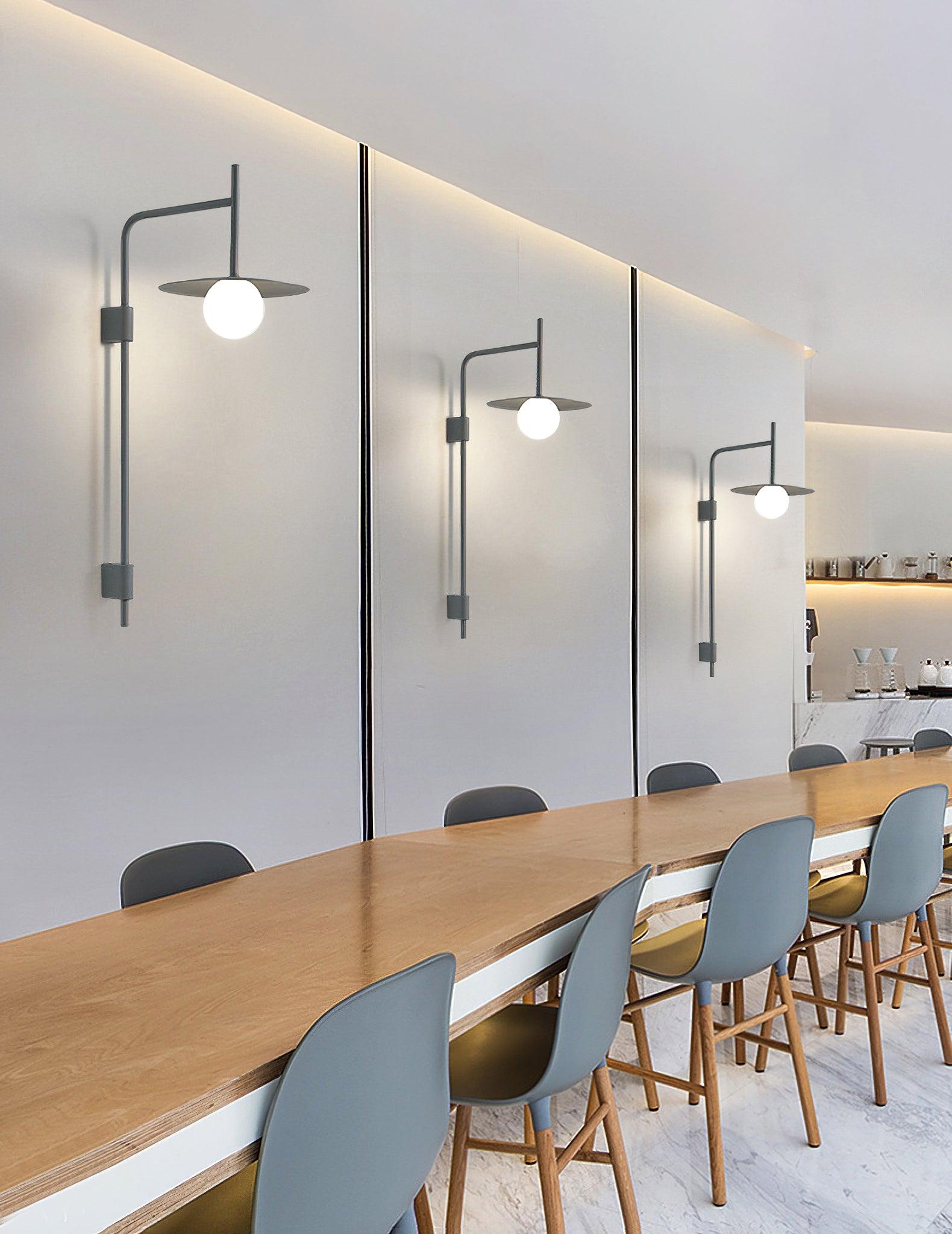 Paxon Swing Arm Plug-in Glass Wall Lamp