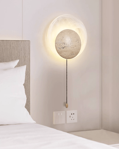 Serinette Orin Travertine Wall Lamp