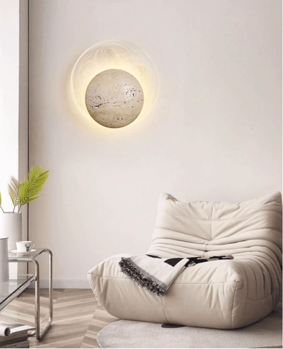Serinette Orin Travertine Wall Lamp
