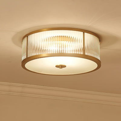 Veleriella Brass Glass CeIling Lamp