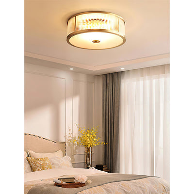 Veleriella Brass Glass CeIling Lamp