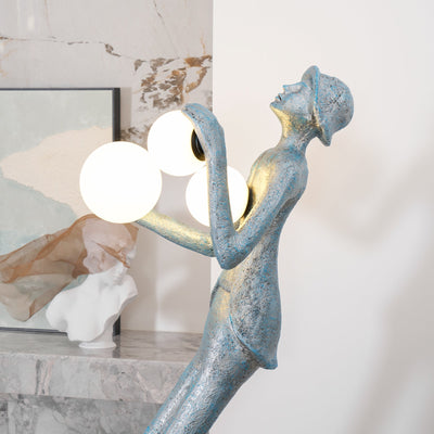 Seloia Gentleman Sculpture Floor Lamp