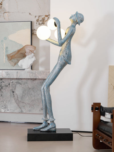 Seloia Gentleman Sculpture Floor Lamp