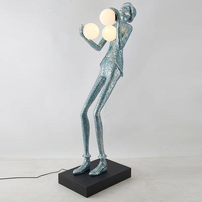 Evlirir Artistic Bronze Floor Lamp