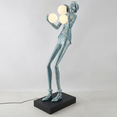 Evlirir Artistic Bronze Floor Lamp