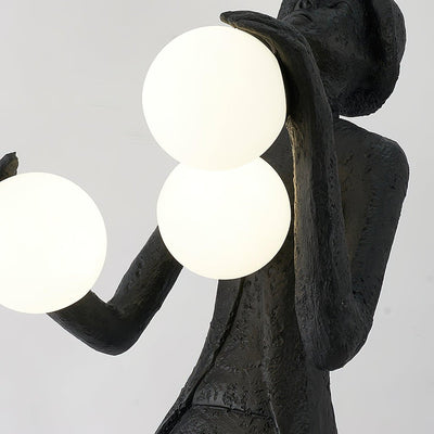 Evlirir Artistic Bronze Floor Lamp