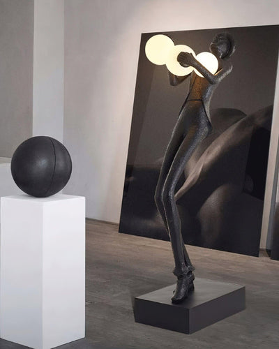 Evlirir Artistic Bronze Floor Lamp