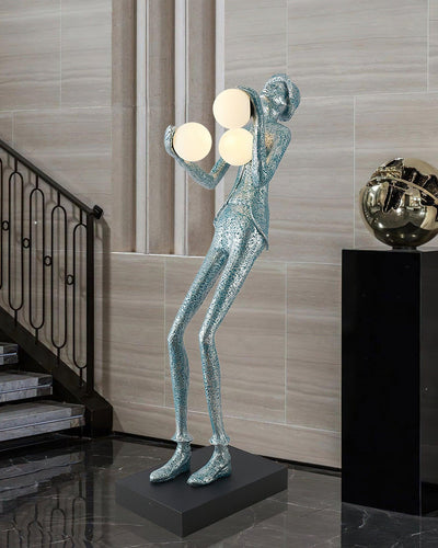 Seloia Gentleman Sculpture Floor Lamp