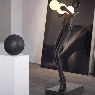 Seloia Gentleman Sculpture Floor Lamp