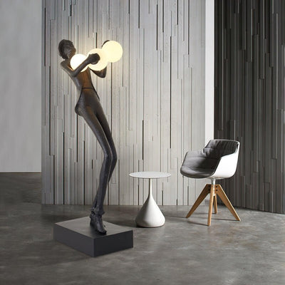 Evlirir Artistic Bronze Floor Lamp