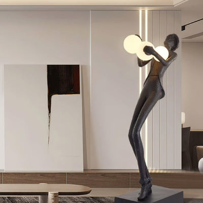 Evlirir Artistic Bronze Floor Lamp
