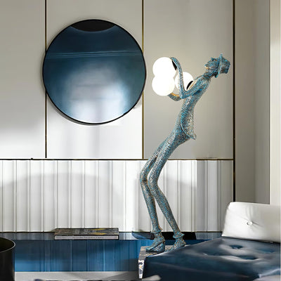 Seloia Gentleman Sculpture Floor Lamp