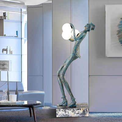 Seloia Gentleman Sculpture Floor Lamp