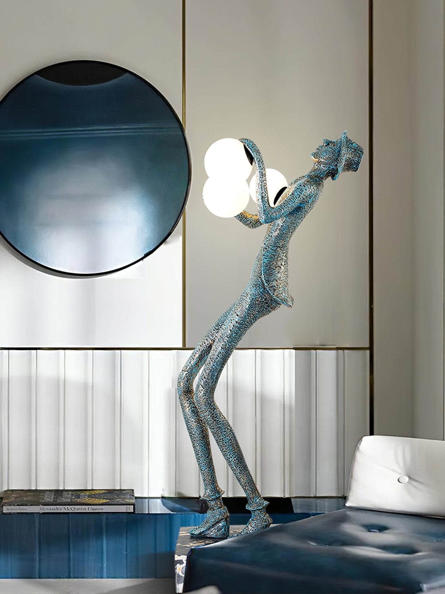 Seloia Gentleman Sculpture Floor Lamp