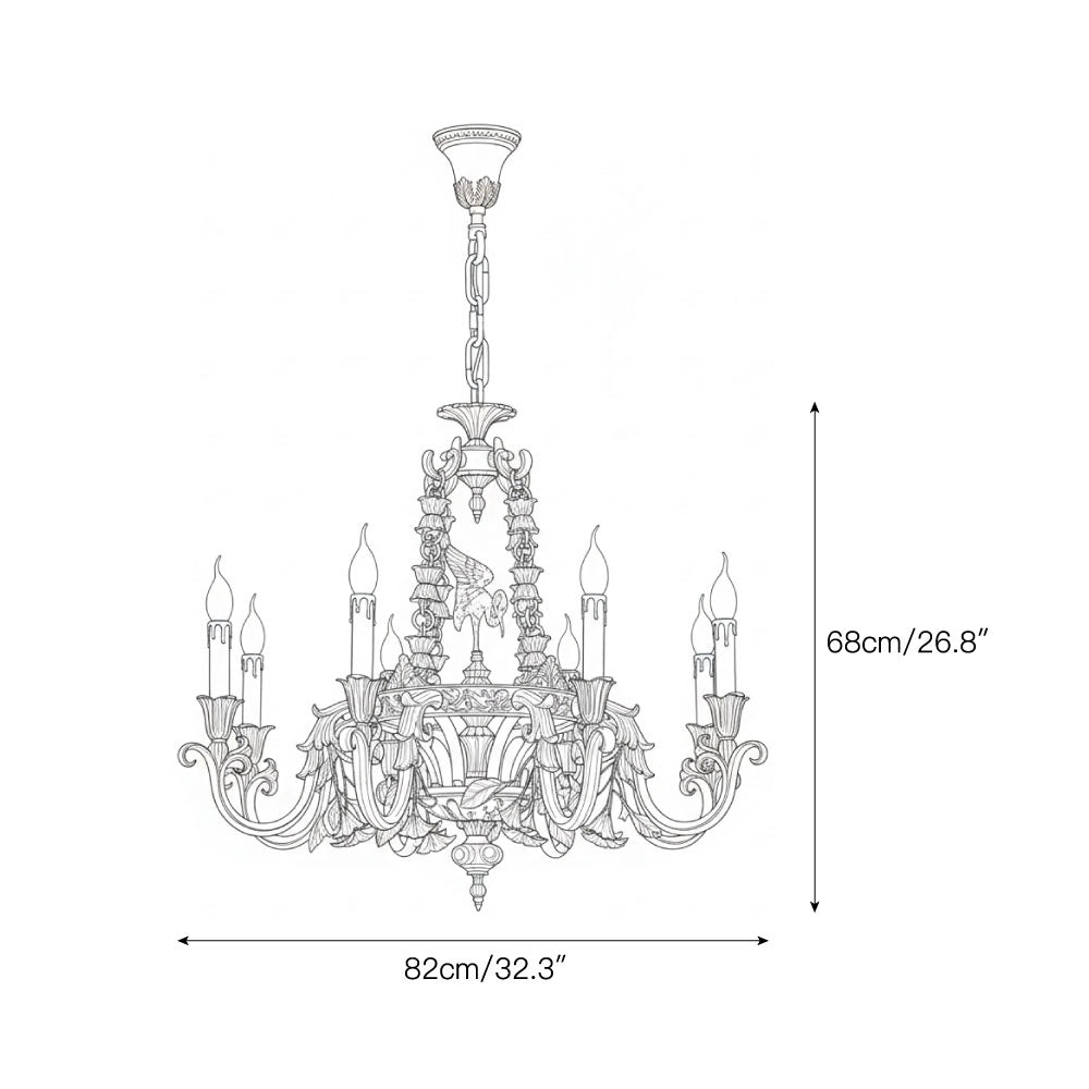 Oriuira Brass Chandelier