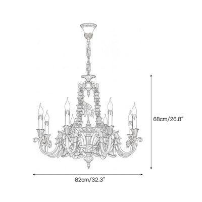 Oriuira Brass Chandelier