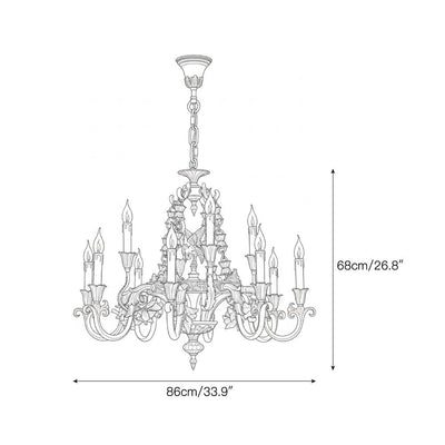 Oriuira Brass Chandelier