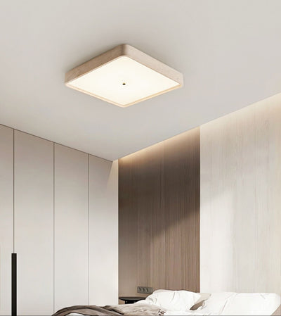 Ormian  Travertine Square Ceiling Light