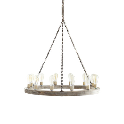 Rinorena Wood Chandelier