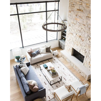 Rinorena Wood Chandelier