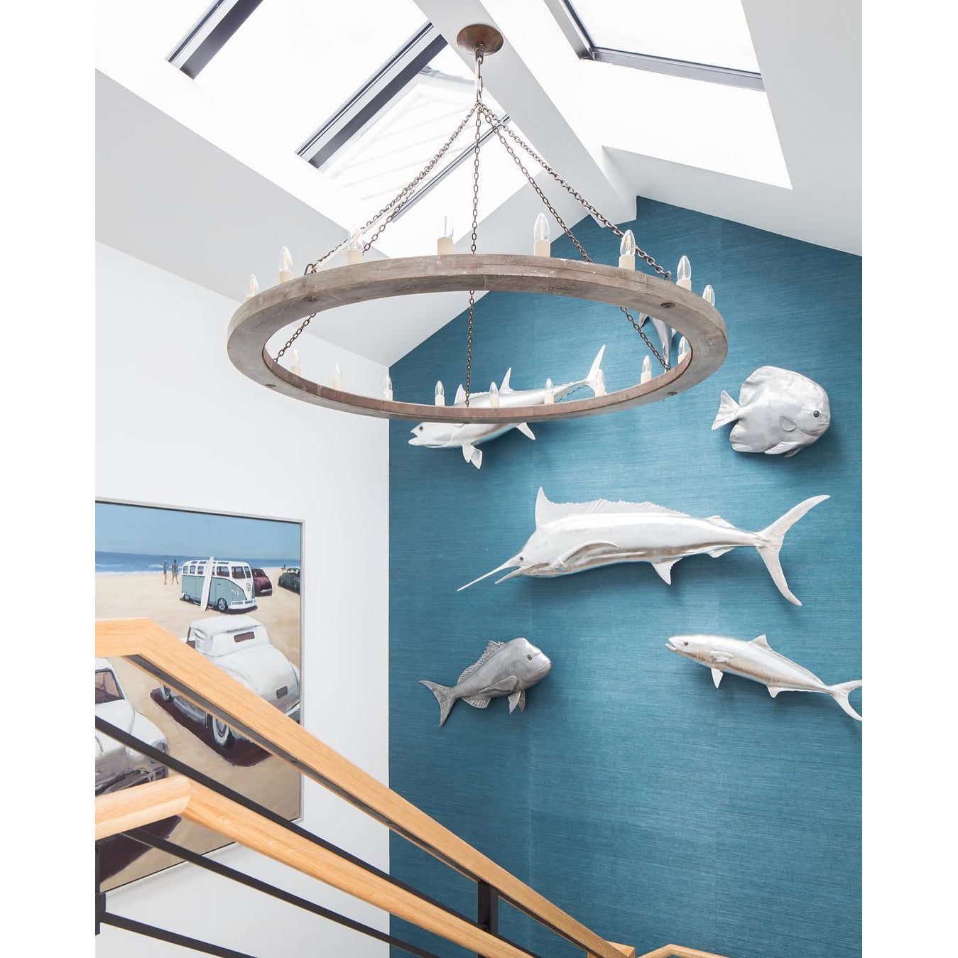 Rinorena Wood Chandelier