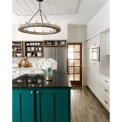 Rinorena Wood Chandelier