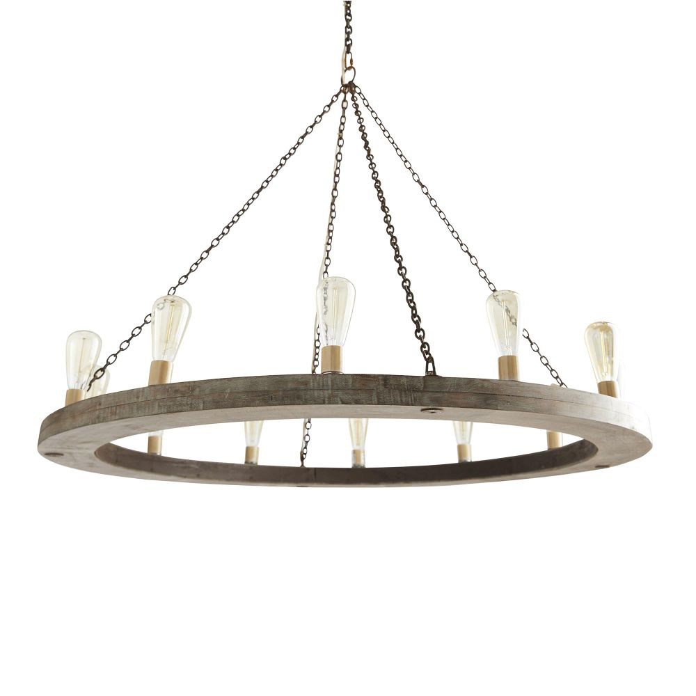 Rinorena Wood Chandelier