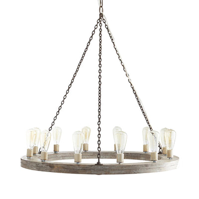 Rinorena Wood Chandelier