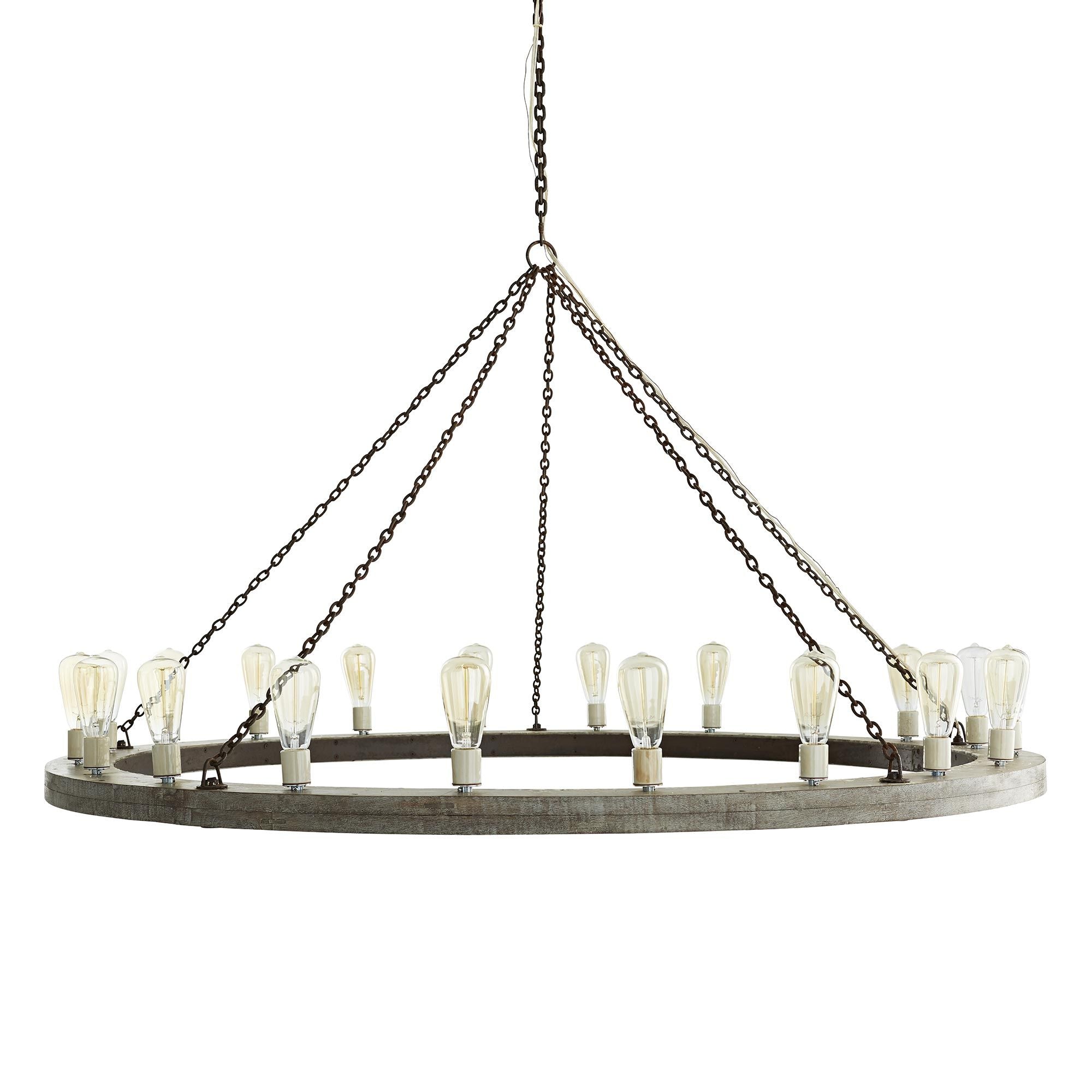 Rinorena Wood Chandelier