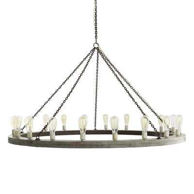 Rinorena Wood Chandelier
