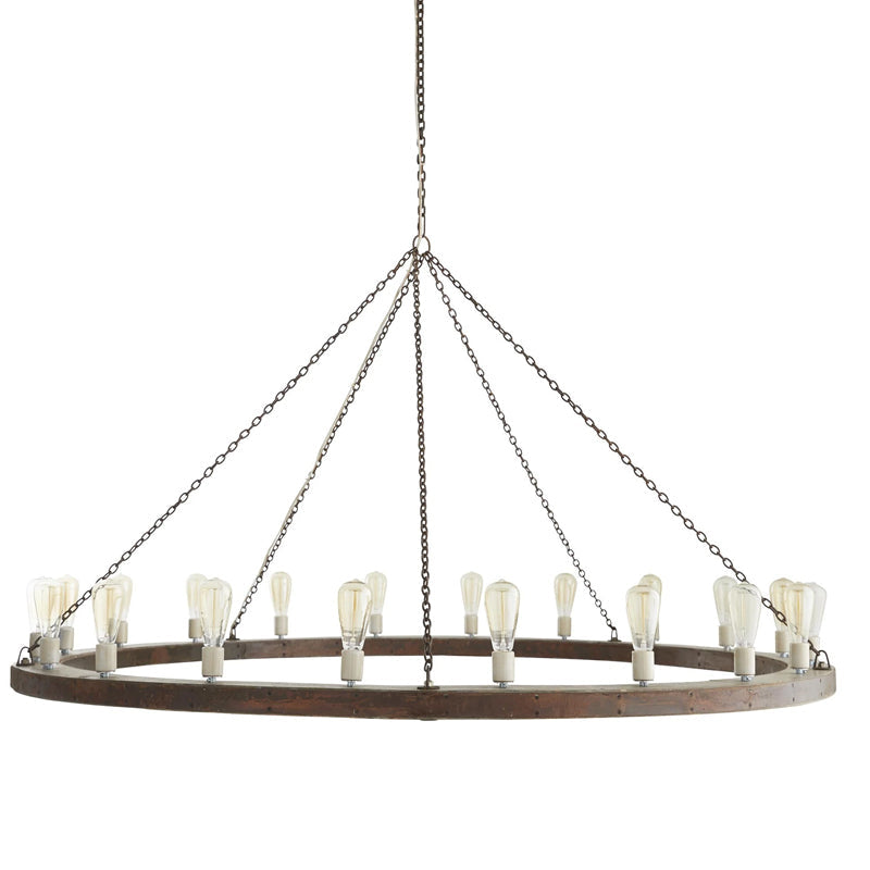Rinorena Wood Chandelier