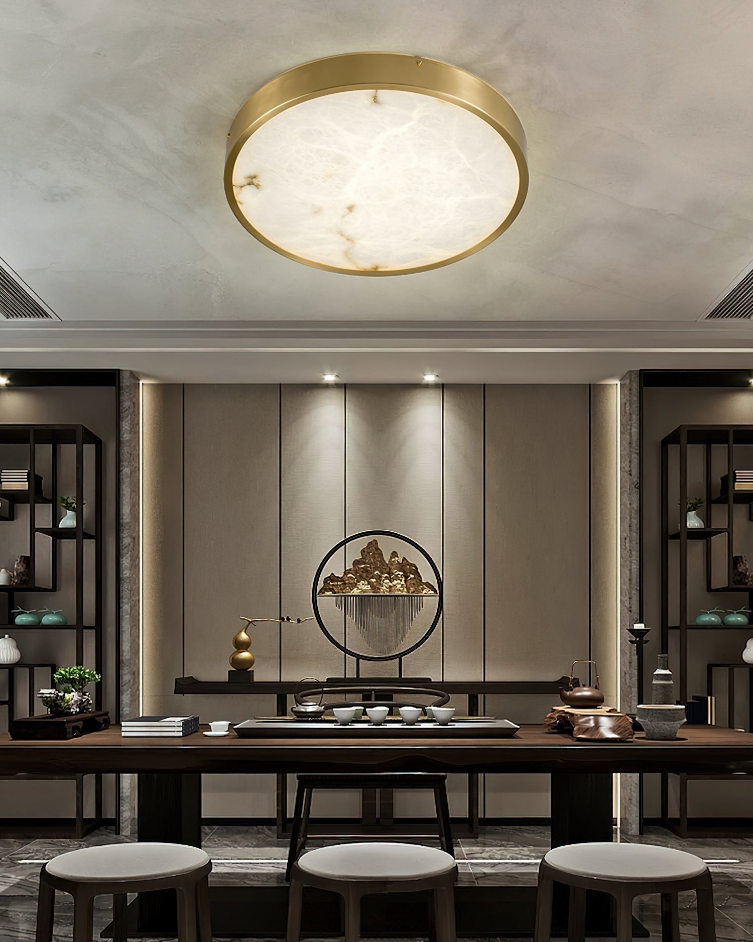 Nivaora Alabaster Ceiling Light
