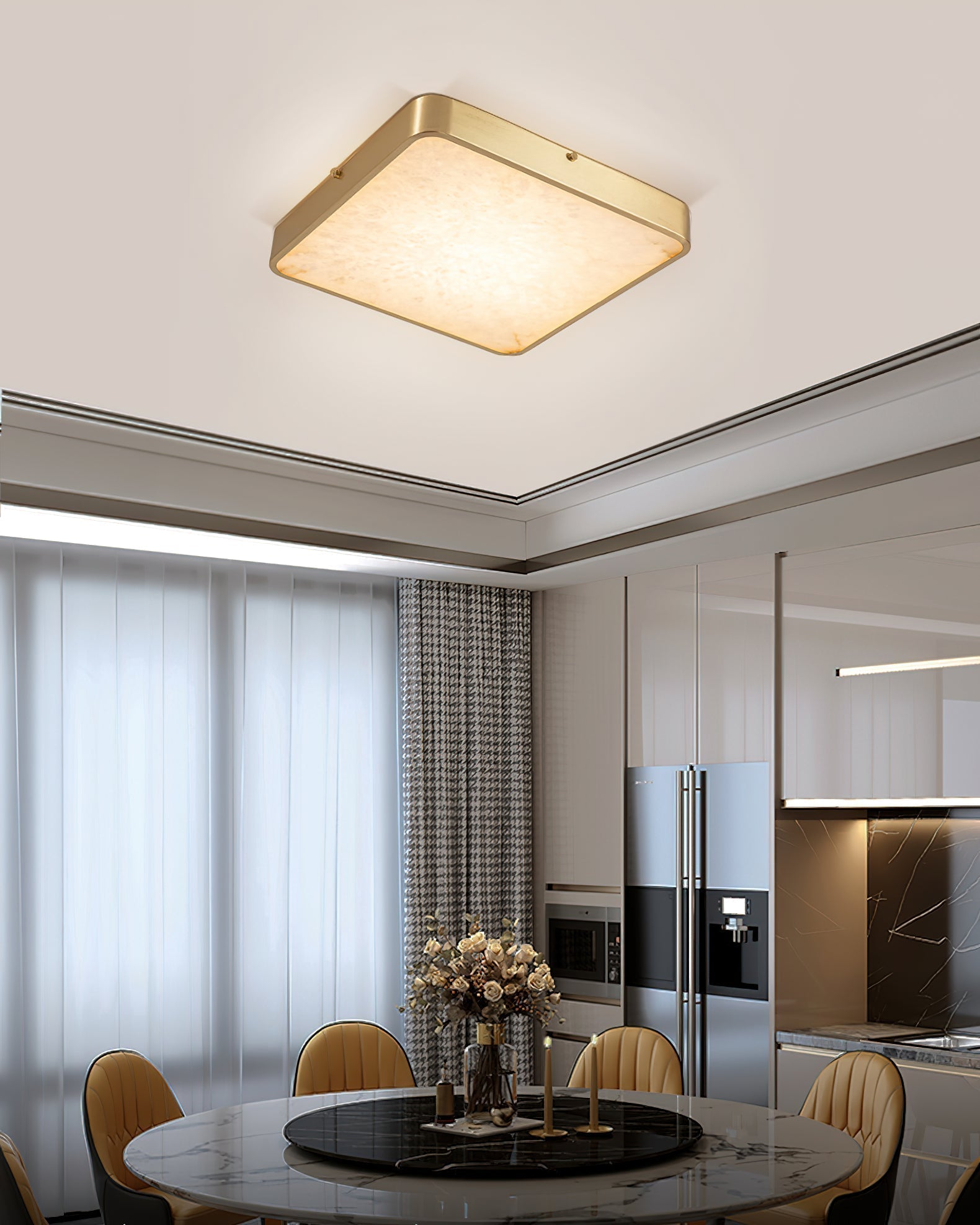 Nivaora Alabaster Ceiling Light