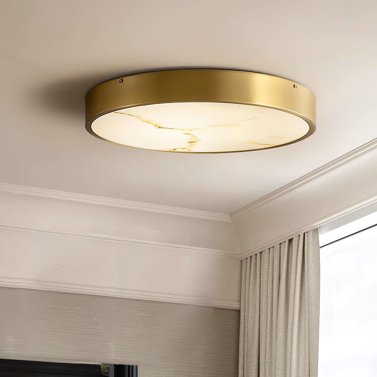 Nivaora Alabaster Ceiling Light