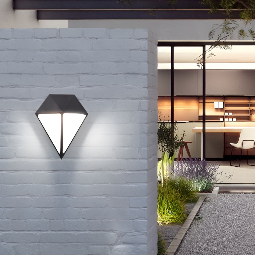 Sherwin Creative Geometric Aluminum Outdoor Wall Lamp