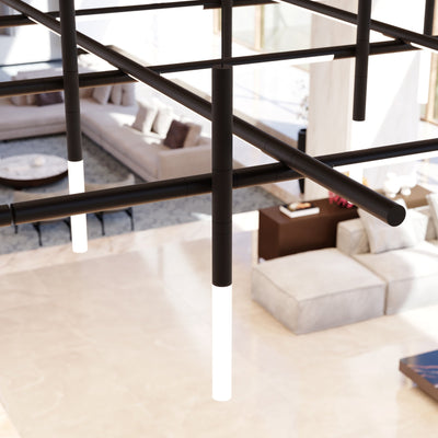 Geometric Minimalist Acrylic Pendant Light
