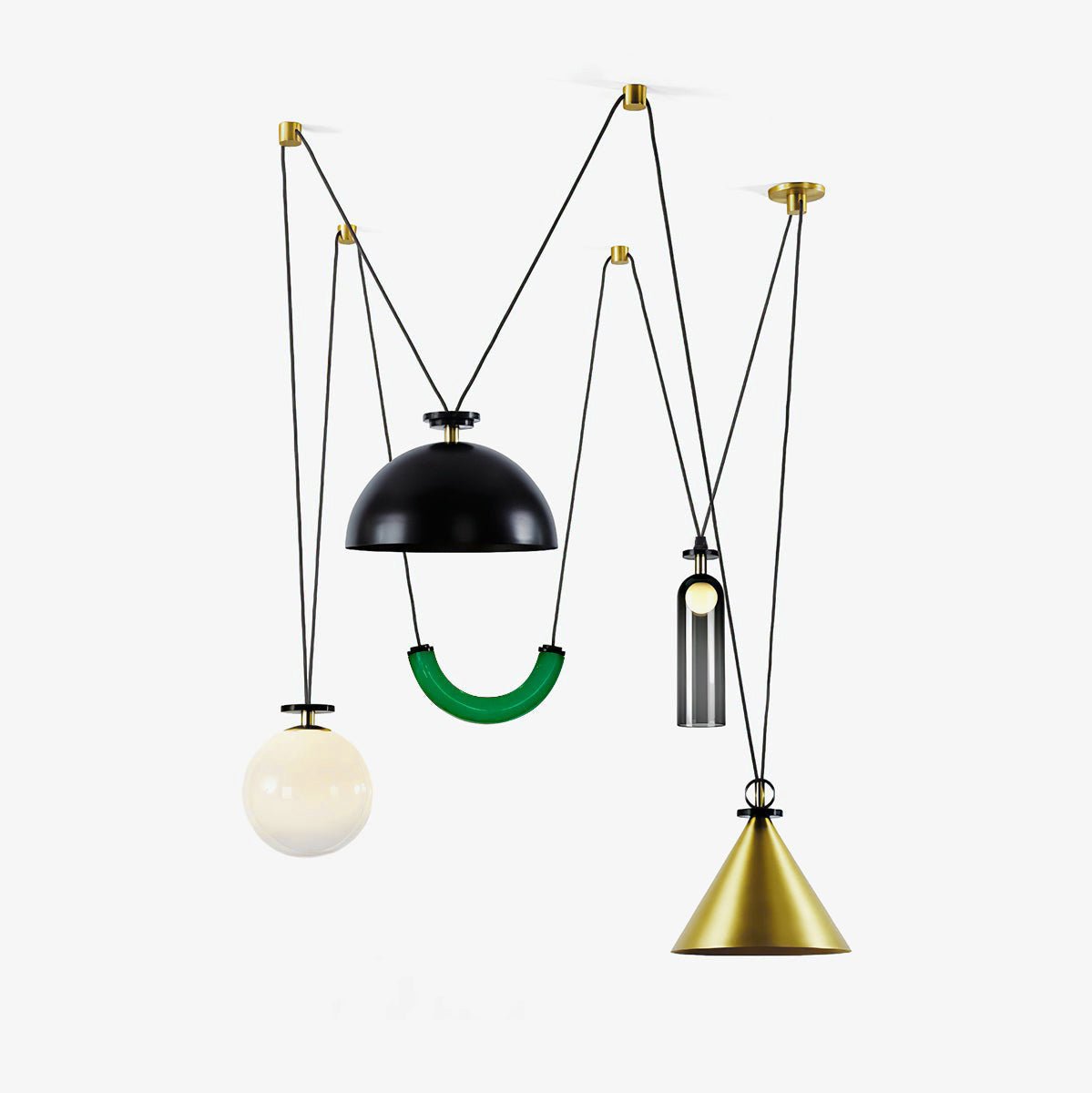 Cirorira Chandelier Geometric Shape Art