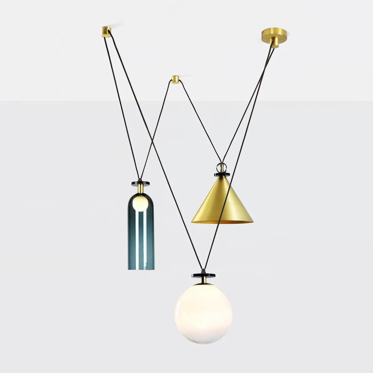 Cirorira Chandelier Geometric Shape Art