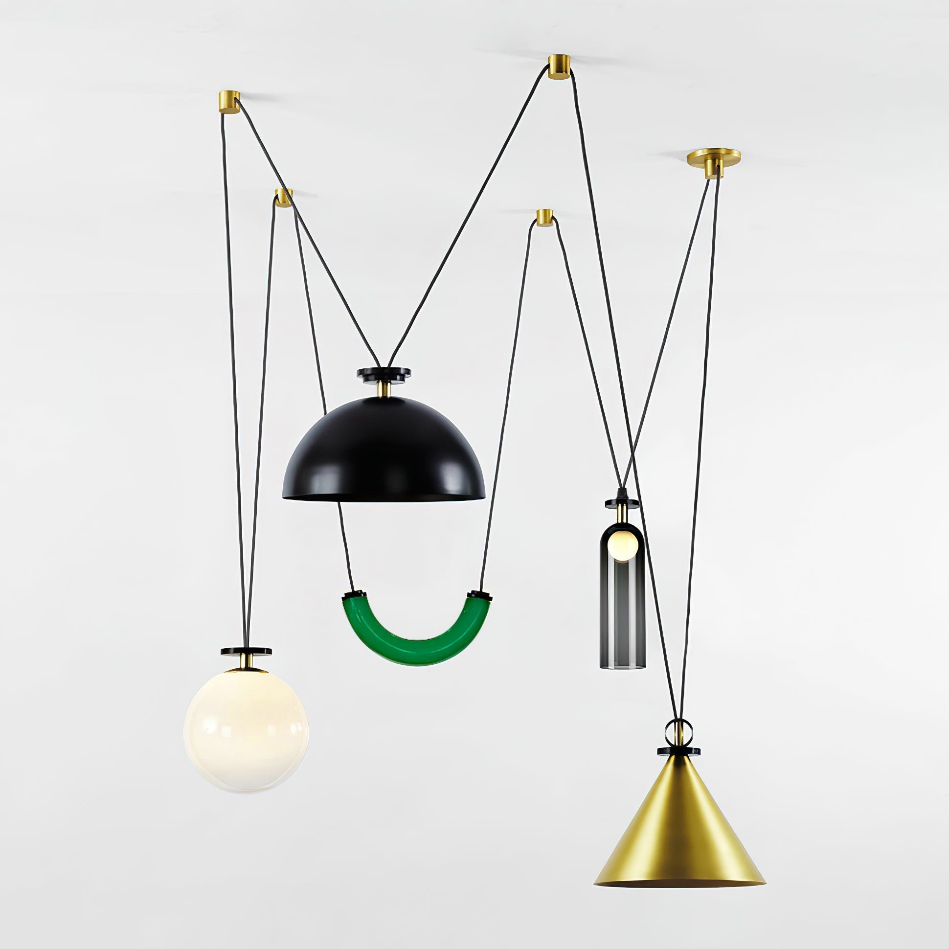 Cirorira Chandelier Geometric Shape Art