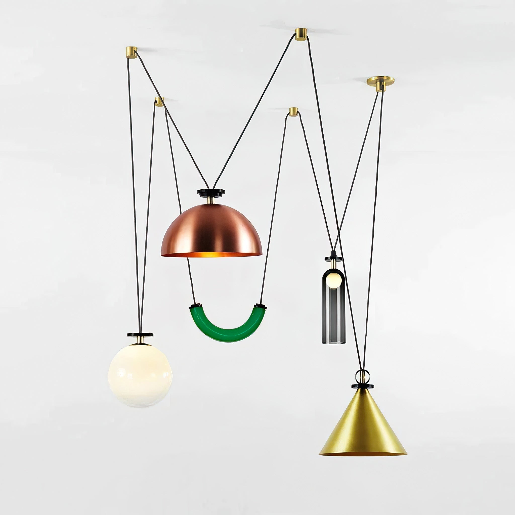 Cirorira Chandelier Geometric Shape Art