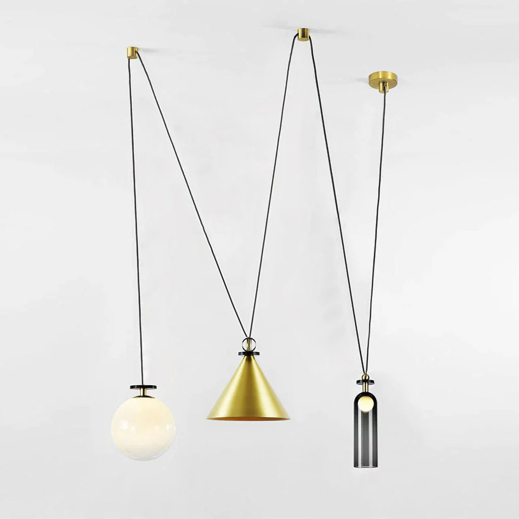 Cirorira Chandelier Geometric Shape Art