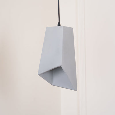 Geo Industrial Cement Pendant Light