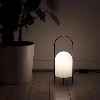 Firaie Glass Minimalist Table Lamp