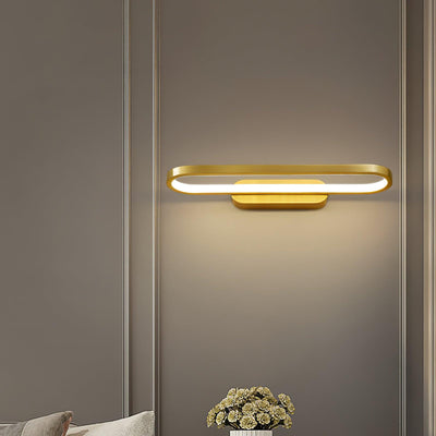 Casaraya Modern Minimalist LED Brass Wall Light