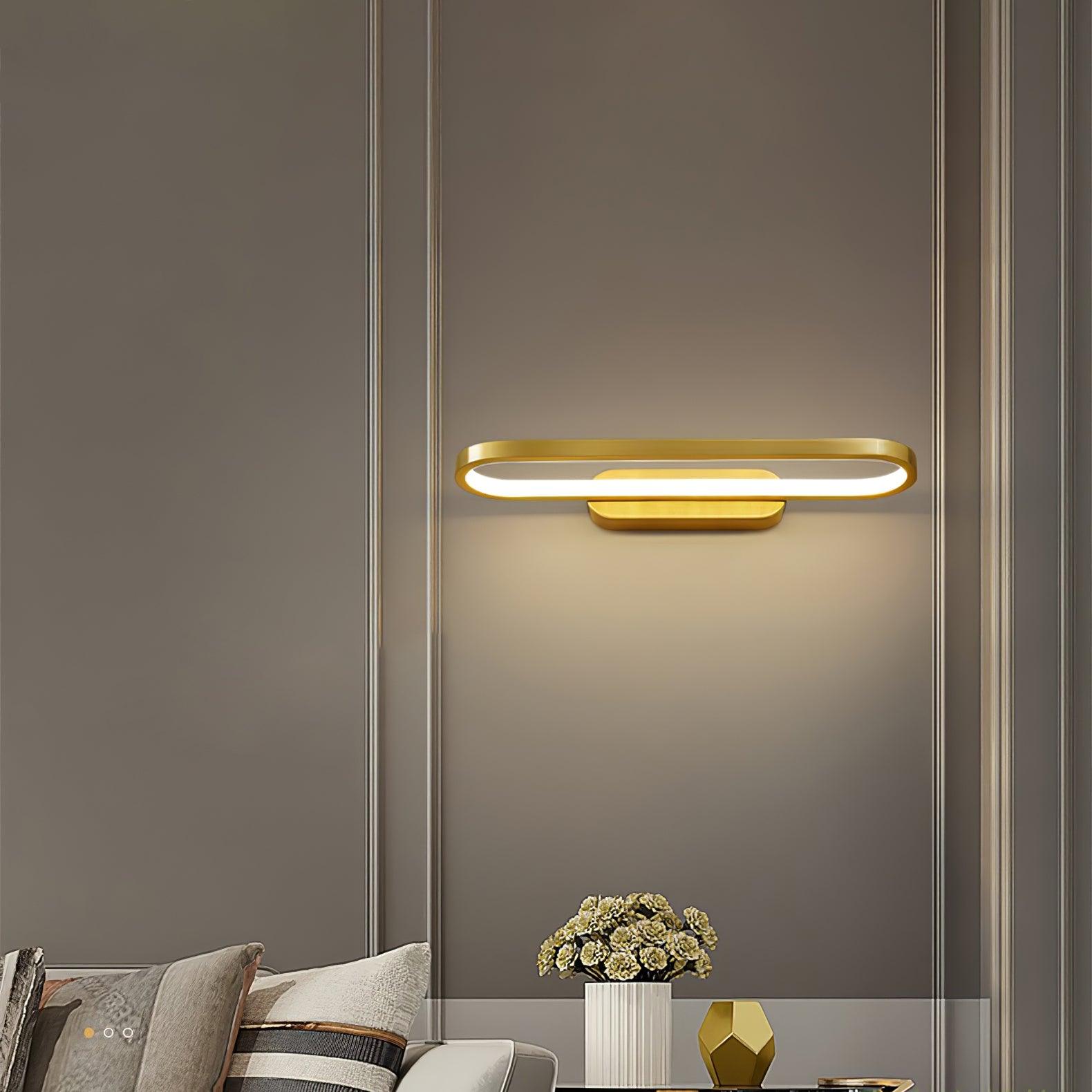 Casaraya Modern Minimalist LED Brass Wall Light